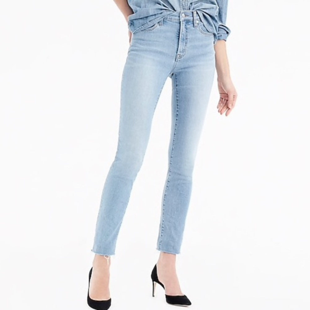 J. CREW 9" TOOTHPICK JEAN